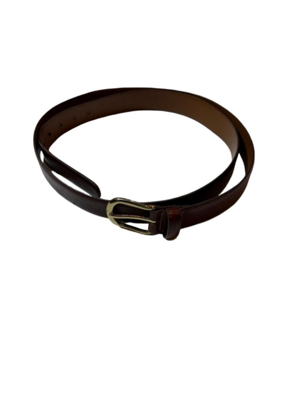 Trafalgar Leather Belt Brown Size 42 USA Made Classic Dress Belt